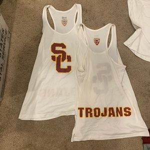 Nike USC drifit tank tops. Size S